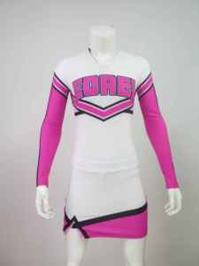 ชุดยูนิฟอร์มเชียร์ลีดเดอร์สำหรับผู้ใหญ่แบบสั่งทำพิเศษของ Solid Traders พร้อมโลโก้ด้านหน้า ผลิตจากโพลีเอสเตอร์ 100% พิมพ์ลายดิจิทัล - Product Image 6