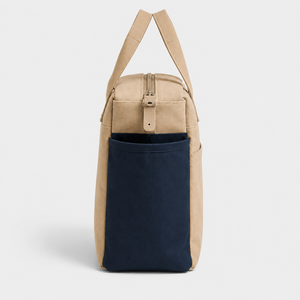 Sac à déjeuner isotherme en toile avec logo personnalisé, pochette pour bouteille, fermeture éclair, 26x24x17 cm, vente en gros, OEM, ODM, marque privée, exportateur d'usine - Product Image 4