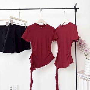 Ensemble assorti haut et short décontracté pour femme à motif floral, en mélange de coton, séchage rapide, respirant, écologique, OEM ODM - Product Image 6