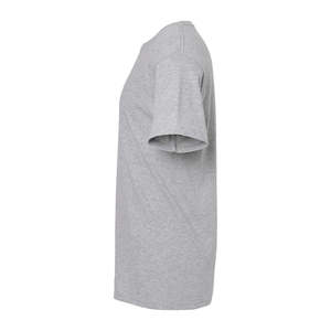 เสื้อยืดผู้ชายสไตล์ลำลอง ทรงปกติ ผ้าคอตตอนหนา 100% 180gsm เนื้อผ้านุ่ม คอกลม แขนสั้น ดีไซน์ทรงกระบอก สีพื้น - Product Image 2