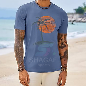 printed <b>polyester</b> cotton mens <b>tshirt</b> - Product Image 5