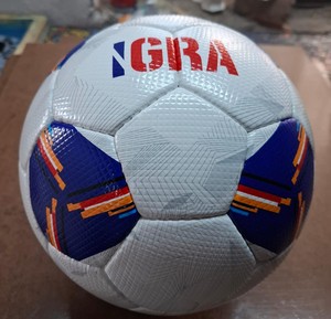 Ballon de football taille 5 personnalisé en cuir PU pour adulte, entraînement et match, sérigraphié, intérieur/extérieur, SSFB02 - Product Image 3