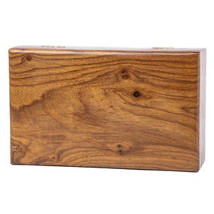 Eco-Friendly Rectangle <b>Wooden</b> <b>Box</b> for Jewelry Gift Storage-Soft Interior for Delicate Items Christmas Chinese New Year Tabletop - Product Image 5
