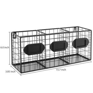 Support à couverts noir de style premium pour bureaux, cafés, restaurants, organisateur de table à manger et support à ustensiles pour comptoir de cuisine - Product Image 4