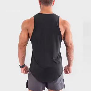 Wholesale Hot Sale Cotton <b>Men's</b> Tank Tops <b>for</b> Summer Custom Logo Gym Fitness Workout <b>Singlet</b> Muscle Bodybuilding <b>Men</b> Tank Top - Product Image 2