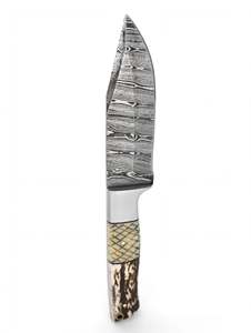 Handcrafted Damascus Steel Decorative Display <b>Tool</b> Stag Bone Handle Metal <b>Craft</b> Sculpture - Product Image 3