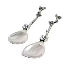 Elegante juego de cubiertos con acabado plateado para bodas y fiestas al mejor precio - Product Image 3