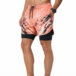 Custom Printed <b>Mens</b> Swimming Shorts With Waterproof Pockets Fast Dry Beach Surf <b>Trunks</b> Adjustable Drawstring Waist Supplier <b>Mens</b> - Product Image 5