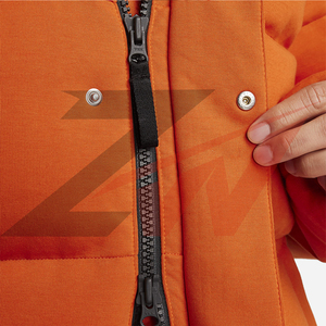 Chaqueta Cortavientos Impermeable Acolchada con Logotipo Personalizado, Chaqueta Informal con Cierre y Relleno de Plumón Cálido y Diseño de Logotipo Personalizado - Product Image 5