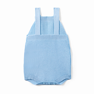 Conjunto de Pelele de Punto sin Mangas para Bebé Niña, 100% Algodón, de Alta Calidad, Bonito, de Secado Rápido, con Botones y Tirantes - Product Image 2