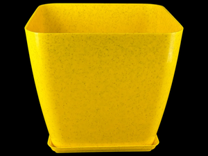 Pot carré avec plateau de 6 pouces, jardinière moderne, grand pot à fleurs en plastique pour l'intérieur, l'extérieur, la maison, le jardin, le balcon - Product Image 5