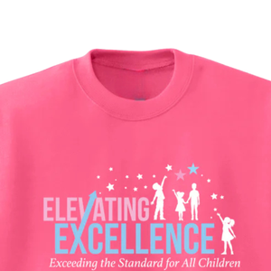 เสื้อสเวตเชิ้ตคอกลมสีชมพูสำหรับทุกเพศ รุ่น Elevating Excellence ผ้าฟลีซเนื้อนุ่ม แขนยาว สวมใส่สบายๆ แฟชั่นลำลอง เหมาะสำหรับใส่ทุกวัน - Product Image 3