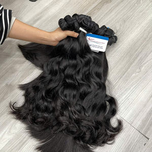 Extensiones de Cabello Natural Ondulado, Cabello Humano Vietnamita Virgen, Doble Trama, Cutícula Alineada, Sin Caída, Sin Enredos - Product Image 3