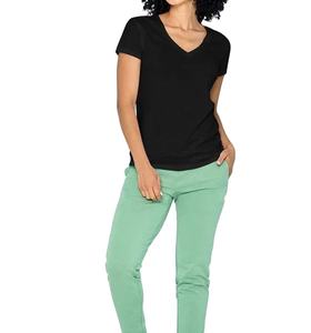 Premium Women Fitness T-Shirt - Lightweight and Breathable Fabric - Perfect for Running, <b>Yoga</b>, and Everyday Wear V-Neck - Product Image 1