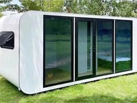 Casa Contenedor Prefabricada Ecológica de 20 pies/40 pies, Oficina Portátil Modular para Campamentos de Construcción al Aire Libre
