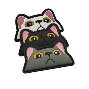 Wholesale Soft PVC Rubber <b>Patch</b> Custom Embossed Logo Badge for Clothing Hats <b>Jeans</b> Backpacks Tactical Uniform Factory - Product Image 1