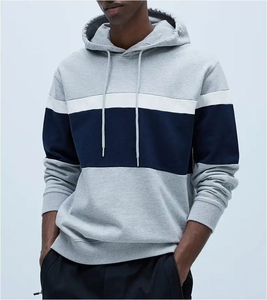 Vêtements d'hiver décontractés écologiques de haute qualité en gros, avec logo brodé personnalisé, 100 % coton polaire coupe-vent délavé - Product Image 2