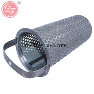 Paniers filtrants en acier inoxydable pour filtration de liquides, maille métallique perforée, forme de trou, composant essentiel du cœur de la pompe - Product Image 1
