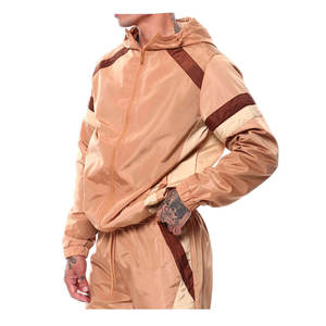 Chaqueta Cortavientos Personalizada de Alta Gama, Conjuntos Deportivos al por Mayor para Hombre, con Cierre, de Dos Piezas, Forro Polar de Invierno, Estilo Urbano, para Exteriores - Product Image 6
