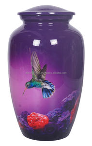 Urna de pájaros humectante, urna de cremación, suministros funerarios clásicos, esmalte de alta calidad para cenizas humanos - Product Image 5