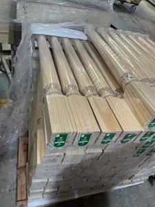 Solid Wood Table Leg Solid Wood Turned Table Legs Round Scandinavian Style 35.5 Inch Unfinished Furniture Leg - Product Image 5
