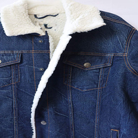 Veste en jean classique vintage pour homme, bleu, streetwear décontracté, 100% coton, respirant, séchage rapide, hiver, fournisseur de logo personnalisé