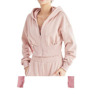 Sudadera con Capucha Corta para Mujer, Estilo Holgado, Informal, a la Moda, para Uso Diario y al Aire Libre - Product Image 1