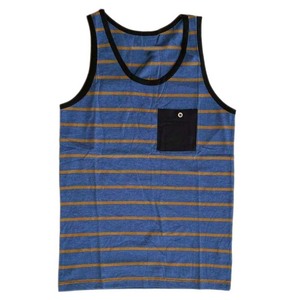 Débardeurs de sport pour hommes, design rayé tendance, décontractés, séchage rapide, 100% coton, personnalisables - Product Image 2