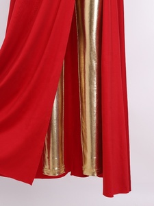 Vestido Metálico con Leggings para Niñas de 6 a 16 Años, Traje de Coro de Iglesia, Danza Lírica Moderna y Contemporánea, Actuaciones, Danzas de Alabanza - Product Image 5
