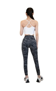 Women's Mid Waist Wide Leg Yoga <b>Leggings</b> Solid <b>Slim</b> Bottoms Breathable Casual Summer Seamless <b>Leggings</b> for Women Pakistan Made - Product Image 6