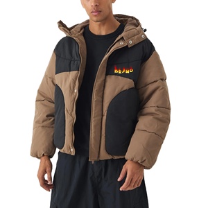 Vente en gros de veste bouffante imperméable de haute qualité pour hommes, manteau chaud, vêtements d'extérieur d'hiver avec logo personnalisé, vestes à bulles pour hommes pour l'extérieur - Product Image 1