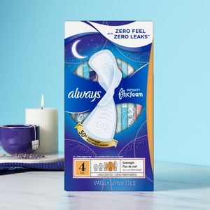 Toallas Sanitarias Nocturnas Extra Grandes Ultra Finas Pure Quality Always - 112 Unidades al Mejor Precio al por Mayor - Product Image 2