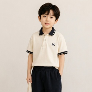 Fashion Korean Style Wide Leg Pants for Boys Khaki Woven Fabric Anti-Pilling Comfortable Children's Trousers - Product Image 2