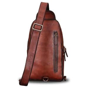 Sac bandoulière vintage de créateur pour homme, sac de poitrine, sac banane, en nylon avec fermeture éclair, idéal pour le sport et le fitness - Product Image 5