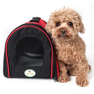 Trasportino per Animali Domestici Sportivo in Rete Approvato dalle Compagnie Aeree, Design Pieghevole con Cerniera - Product Image 2
