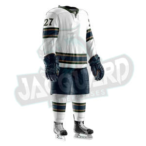 Buen material, precio asequible, cómodo, 100% poliéster, conjuntos de uniformes de hockey sobre hielo para adultos, unisex, de secado rápido. - Product Image 3