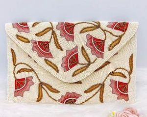 Handmade Luxury Embroidered Bead Coin Purse Ethnic Fashion Zipper <b>Wallet</b> Clutch Pouch for Women and Girls - Product Image 3