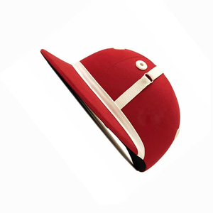 Casco de Polo Profesional para Montar a Caballo, Construcción Ligera de Cuero Duradero, Cierre Elástico, Ajuste Ajustable - Product Image 4