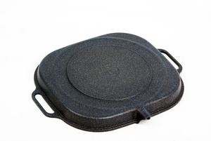 Square induction pan(IH) - Roast pan Cast Aluminum Nonstick Square and Round <b>Cookware</b> with Long Lasting Marble Coating - Product Image 5