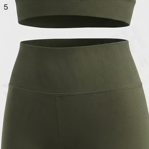 Ensemble de yoga pour femmes, vêtements de fitness, soutien-gorge de sport, leggings, vêtements de sport sans couture, vêtements de sport athlétiques, vêtements d'entraînement, équipement de sport - Product Image 5