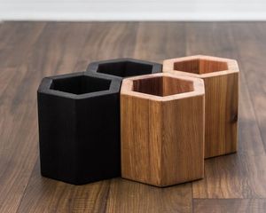 Organizador de Escritorio de Madera para Uso Diario, Organizador de Bolígrafos de Madera de Inspiración Vintage, Hermoso Porta Bolígrafos de Madera, Regalo para Oficina - Product Image 6