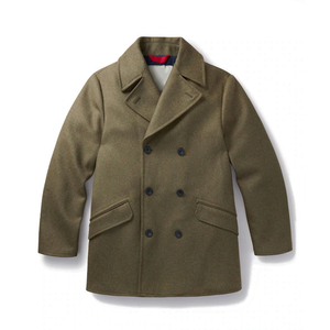 Manteau long en laine pour homme de qualité supérieure, sur mesure, avec fermeture à un bouton, respirant, design unique, vêtement d'hiver en laine - Product Image 1