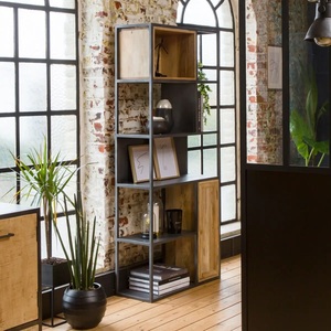 Librería Vandana Maxima Solace de madera de mango y metal - Product Image 1