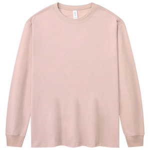 เสื้อยืดแขนยาวผู้ชายผ้าฝ้ายคุณภาพสูงรุ่นล่าสุดปี 2026 ดีไซน์เรียบง่าย คอทรงโอ ผลิตด้วยวิธีการถักทอ สามารถปรับแต่งได้ - Product Image 5