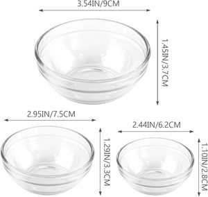 ชามผสมเครื่องสำอางทำจากแก้วสำหรับดูแลผิวสปาที่บ้าน - Product Image 1