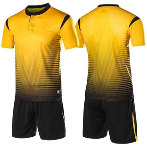 Maillot de football professionnel léger à manches courtes été 26/27, 100 % polyester respirant, kits de maillots de football en mesh, haute qualité OEM - Product Image 1