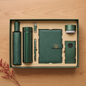 Kit de Regalo Corporativo Todo en Uno: Diario, Termo, Batería Externa, Altavoz, Paraguas, Caja de Promoción Empresarial con Logotipo Personalizado - Product Image 3