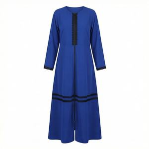 Abaya pour femmes musulmanes, vêtements islamiques de qualité supérieure, style islamique, manches longues, couleur personnalisée - Product Image 1