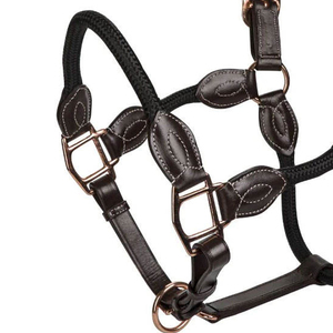 Harnais en cuir pour cheval, prêt à l'emploi, robuste, idéal pour l'entraînement, la manipulation, le contrôle et l'entretien équestre quotidien. - Product Image 3