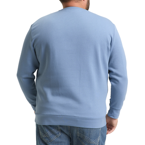 Suéter de Punto Transpirable a Cuadros para Hombre, Talla Grande, con Cuello Redondo, Diseño ODM - Product Image 2